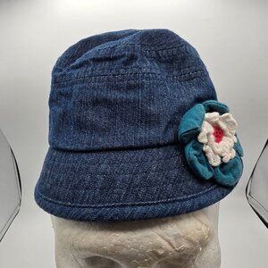 Koala Baby Girls Blue Denim Bucket Hat Outdoors Summer Casual Beach Walking